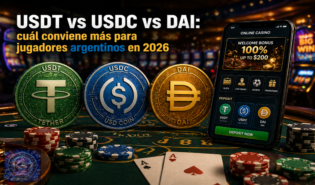 USDT vs USDC vs DAI: cuál conviene más para jugadores argentinos en 2026
