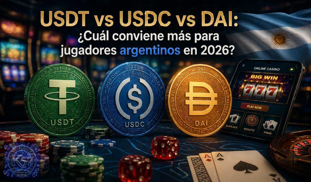 USDT vs USDC vs DAI: cuál conviene más para jugadores argentinos en 2026